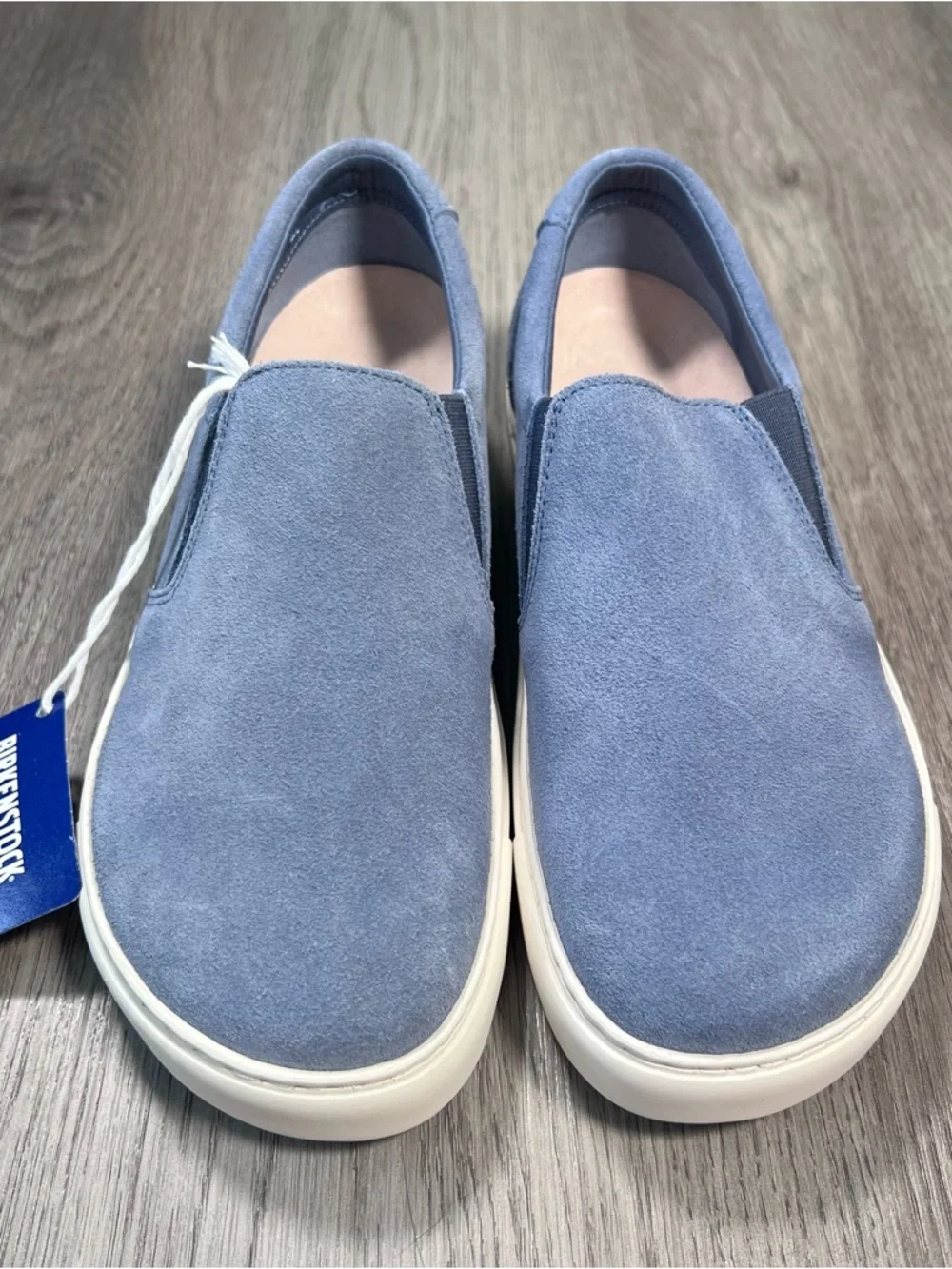 New Birkenstock Oswego Low top suede women’s sneaker shoes Blue Size 6 US /37 EU